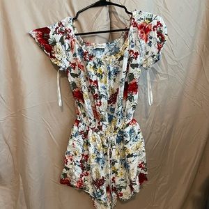 Abercrombie & Fitch Floral Romper